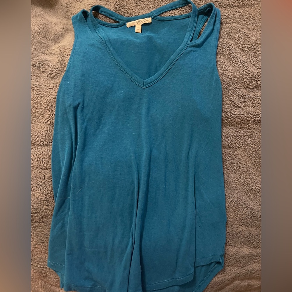 Blue tank top